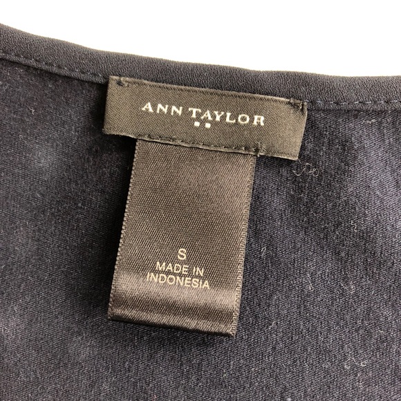 Ann Taylor pleat front tank top - Picture 2 of 4